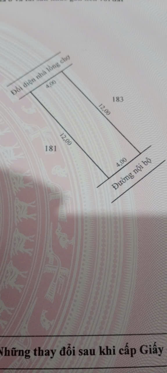 Cần bán gấp mặt tiền nhà lồng chợ Dầu Bé, thuộc xã Định An