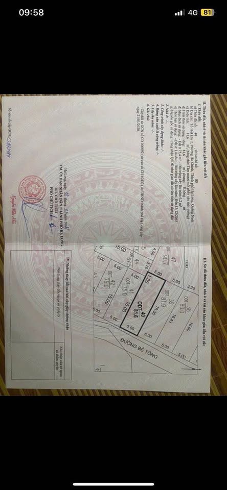 Bán đất Đồi Hoa Đức Huyệt, Phường Cao Xanh vị trí đẹp, đường rộng ô tô