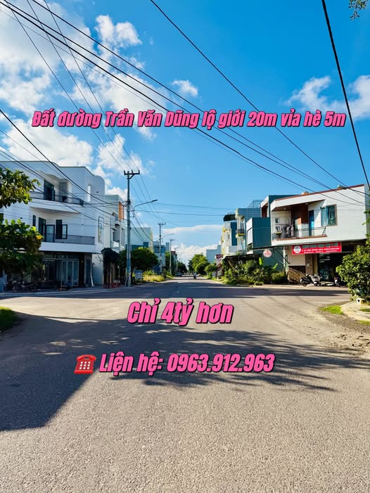 Đất Trần Văn Dũng, Quy Nhơn 118m2 sạch đẹp, giá "hời" chỉ 4 tỷ
