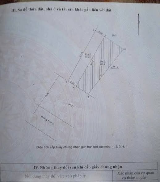 Đất Ba Vì 179m2 mặt đường Tỉnh Lộ 87, nở hậu tài lộc, gần chợ, tiện kinh doanh
