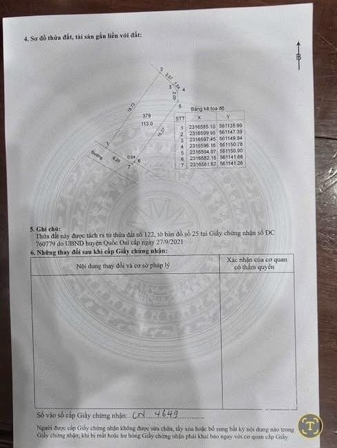 Chính chủ bán lô đất góc diện tích 113m2, full thổ cư tại Đông Yên, Phú Cát