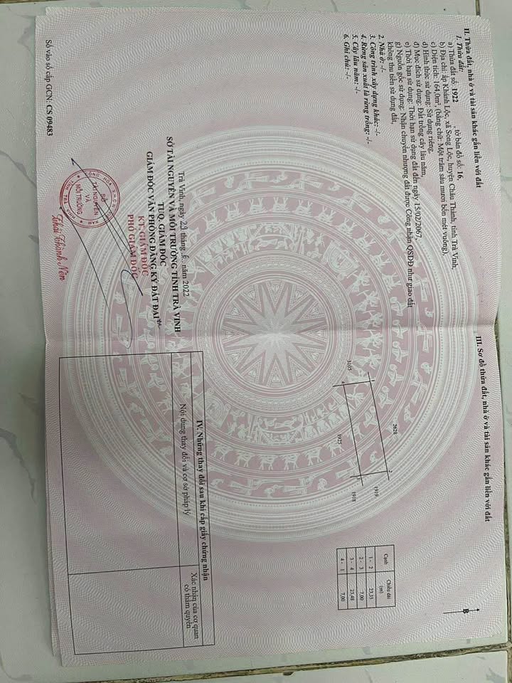 Bán đất mặt tiền đường DT911, Hóc Môn - Giảm 200 triệu