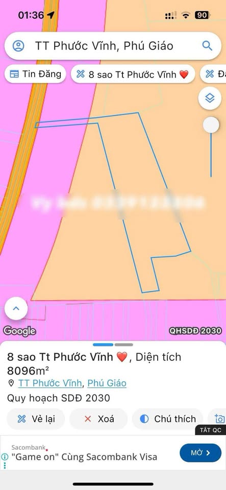 Đất vàng Phước Vĩnh 8 sào xanh mướt, sẵn sàng chờ chủ mới