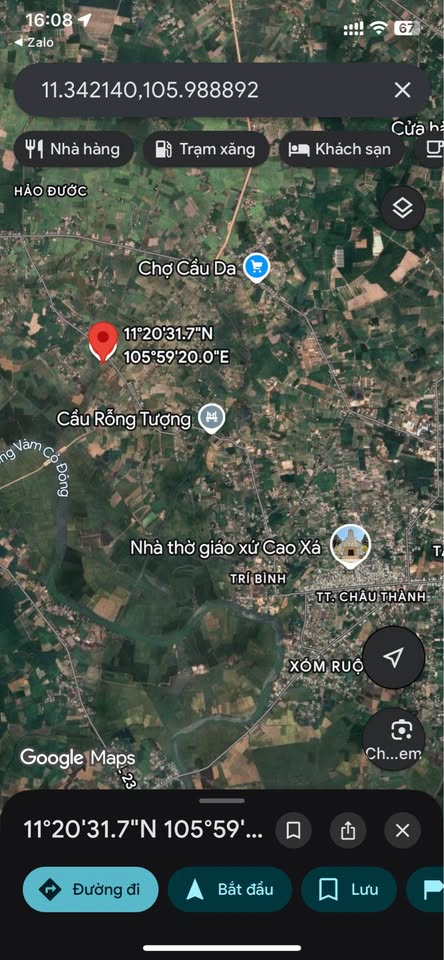 Đất vàng Hảo Đước, Châu Thành 7,7 công nở hậu, sẵn 300m² thổ cư, bao tách 6 sổ