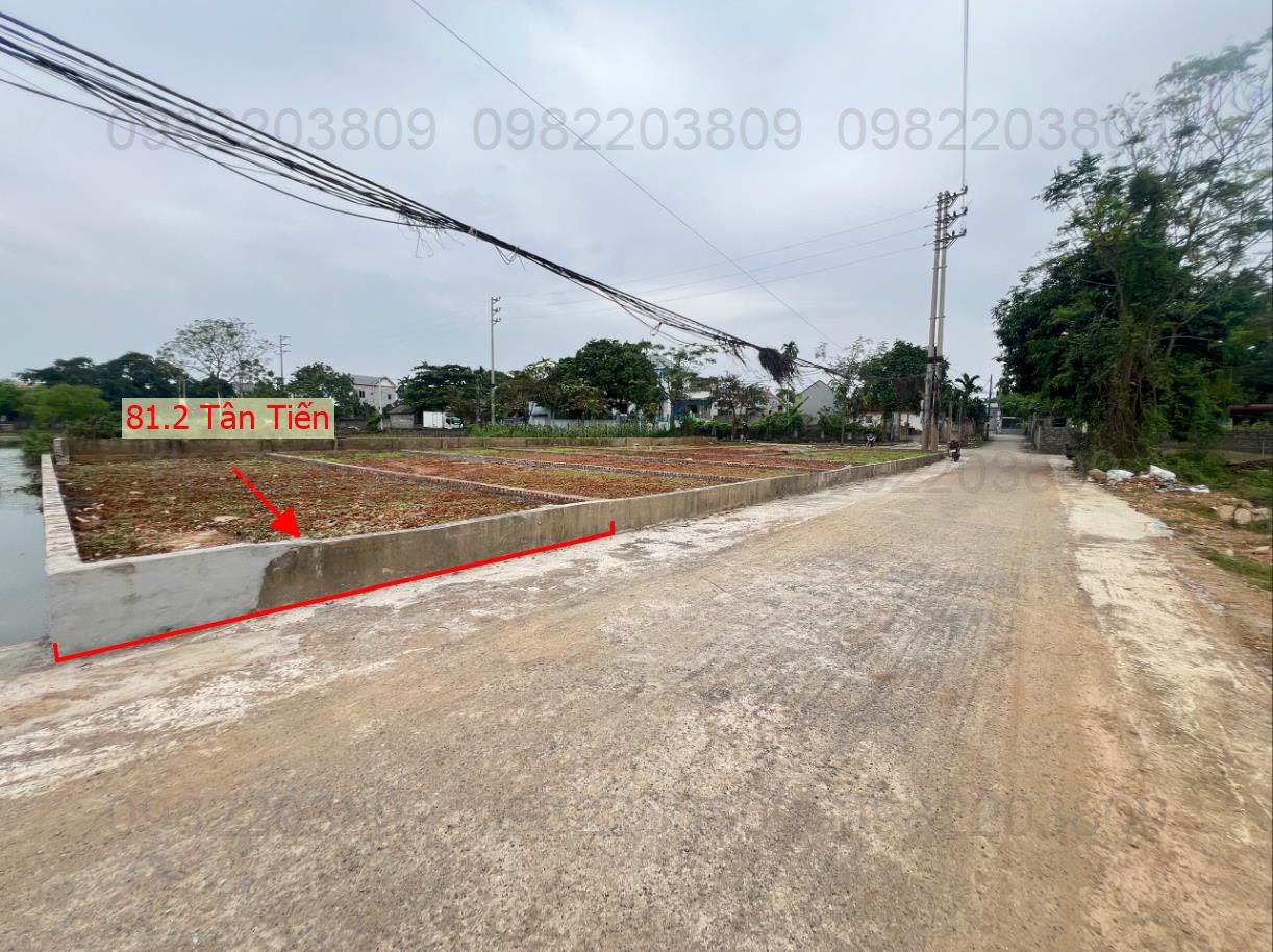 Bán đất vàng Tân Tiến, Chương Mỹ, 81,2m² vuông vắn, đường ô tô