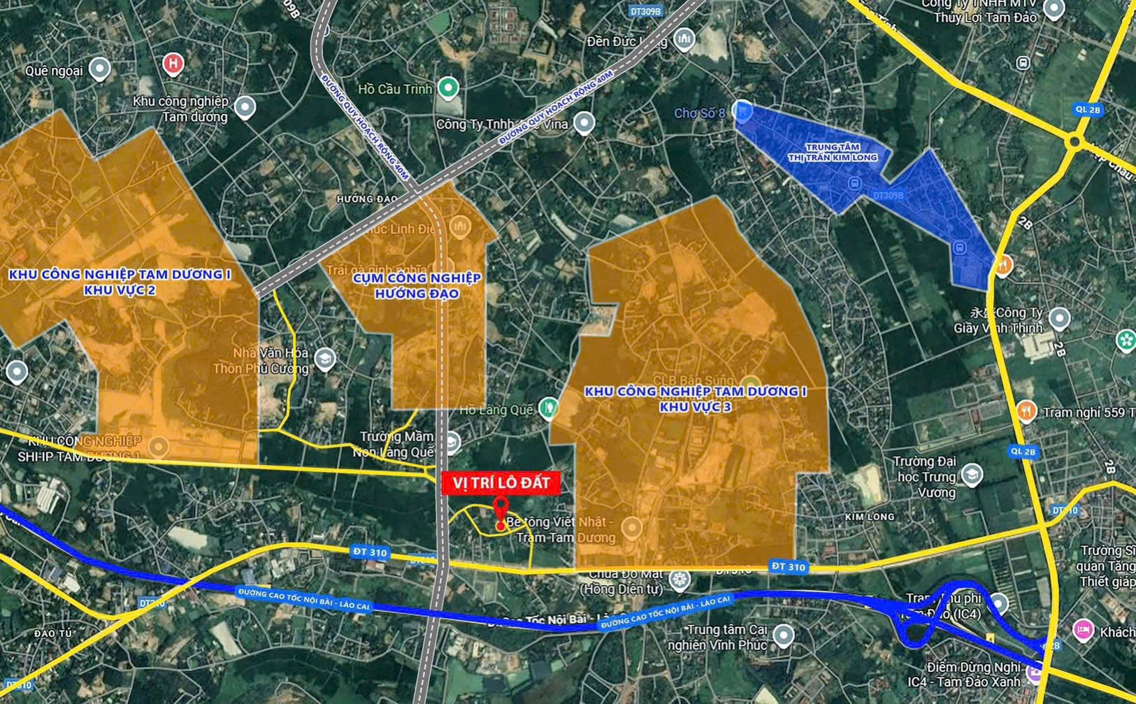 Siêu phẩm đất nền đối diện cửa ngõ khu công nghiệp Tam Dương 1