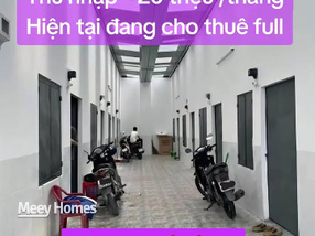 Dãy trọ 10 phòng đắc địa, thu nhập ổn định 20 triệu/tháng
