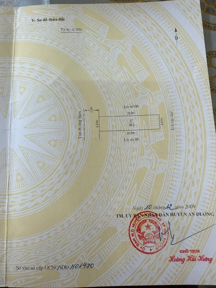 Bạch Mai, Đồng Thái đất vàng mặt đường 8m, ngang 4,91m, sổ chính chủ cơ hội vàng cho kinh doanh