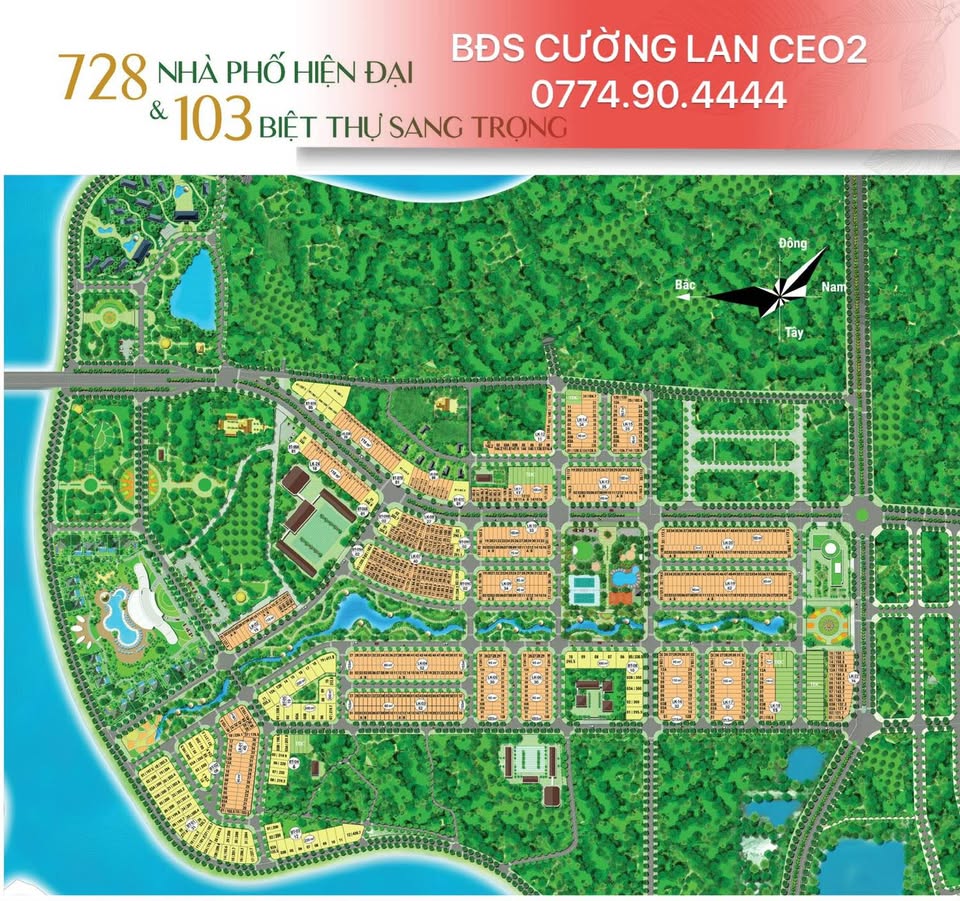 Bất động sản mặt sông nhân tạo, 80m2, hướng Đông - Bình Lục, Hà Nam