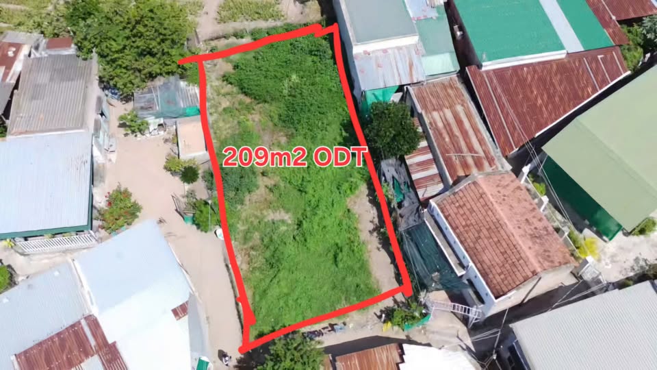 Bán đất lô đẹp 209m2 ODT, hướng Tây Nam, gần Võ Trứ, Phan Rang