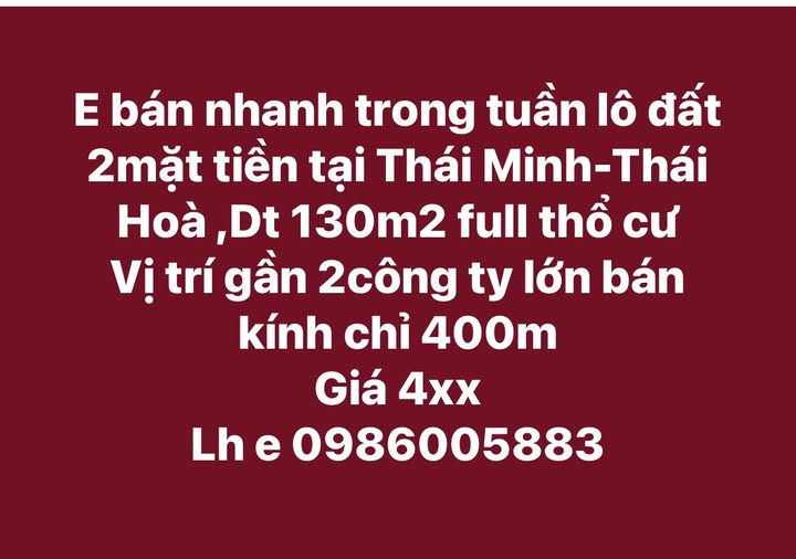 Đất vàng Kim Bảng 2 mặt tiền 130m2 full thổ cư, gần 2 KCN lớn