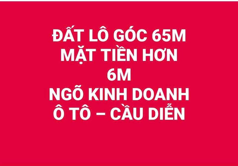 Bán đất lô góc siêu đẹp Phú Diễn, ô tô chạy vèo vèo, kinh doanh bao lời