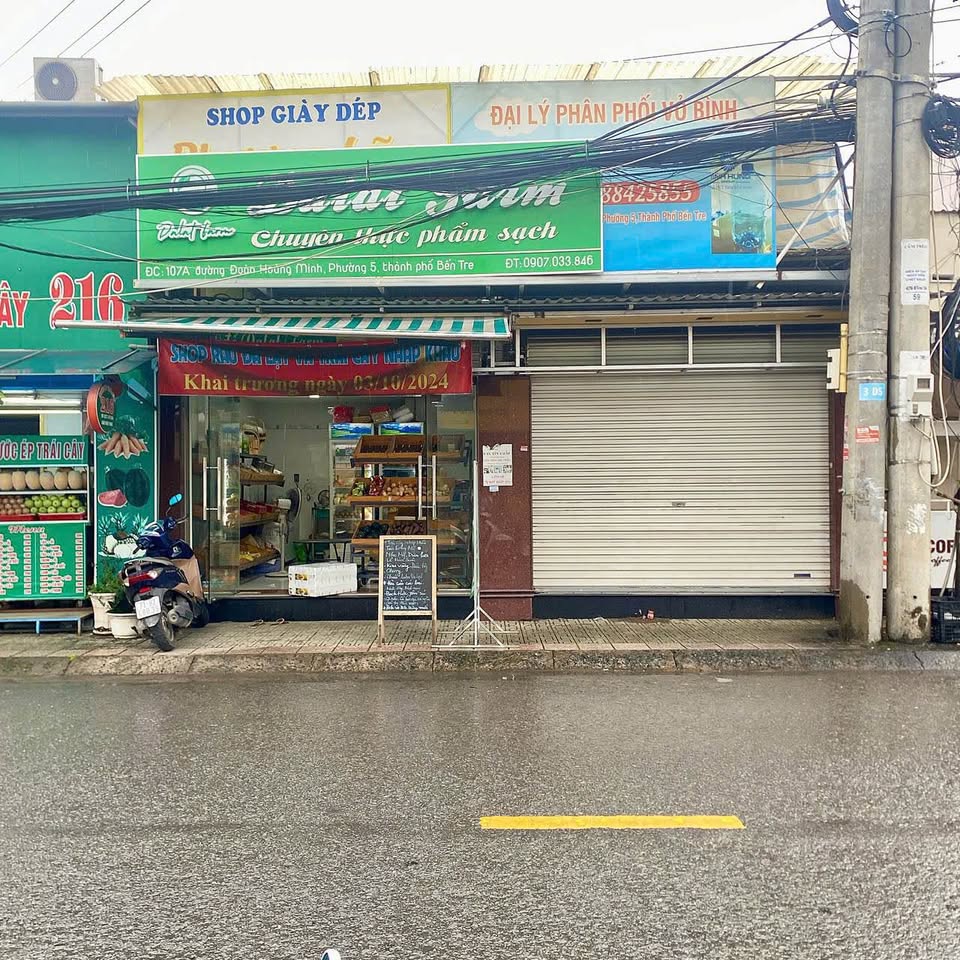 Nhà mặt tiền kinh doanh đắc địa - Thu nhập cao tại chợ Ngã 5, Bến Tre