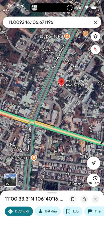 Đất vàng Dĩ An 80m2 thổ cư, đối diện công viên, giá giật mình chỉ 3 tỷ