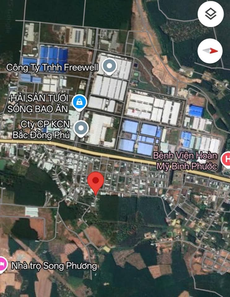 Bán đất khu công nghiệp Bắc Đồng Phú, Bình Phước, thích hợp xây trọ