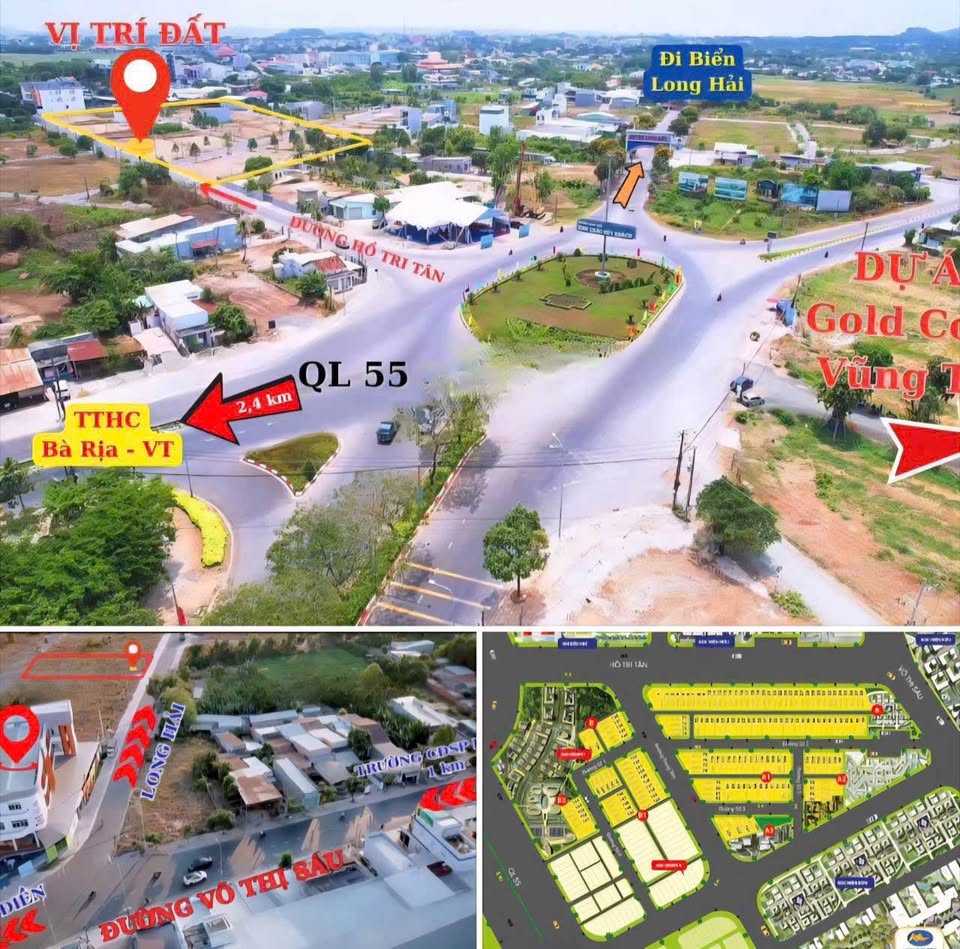 Đất vàng trung tâm thành phố Bà Rịa, Vũng Tàu, cơ hội đầu tư sinh lời vượt trội