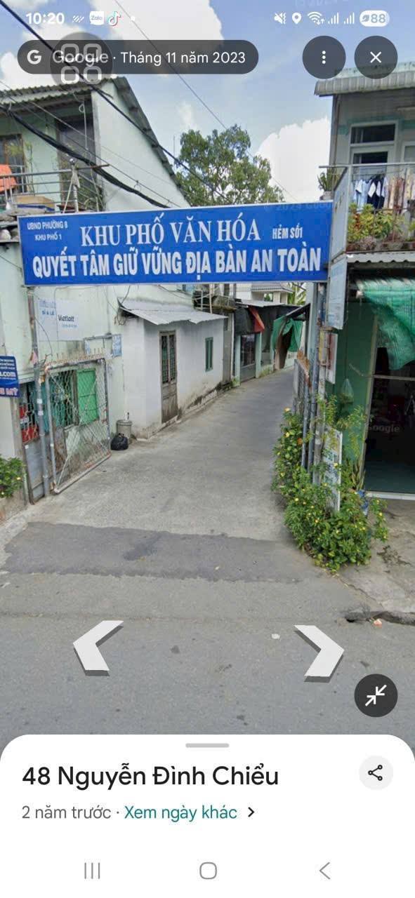 Bán nhà mặt tiền hẻm xe hơi Nguyễn Đình Chiểu, diện tích 207m2, giá 3,15 tỷ