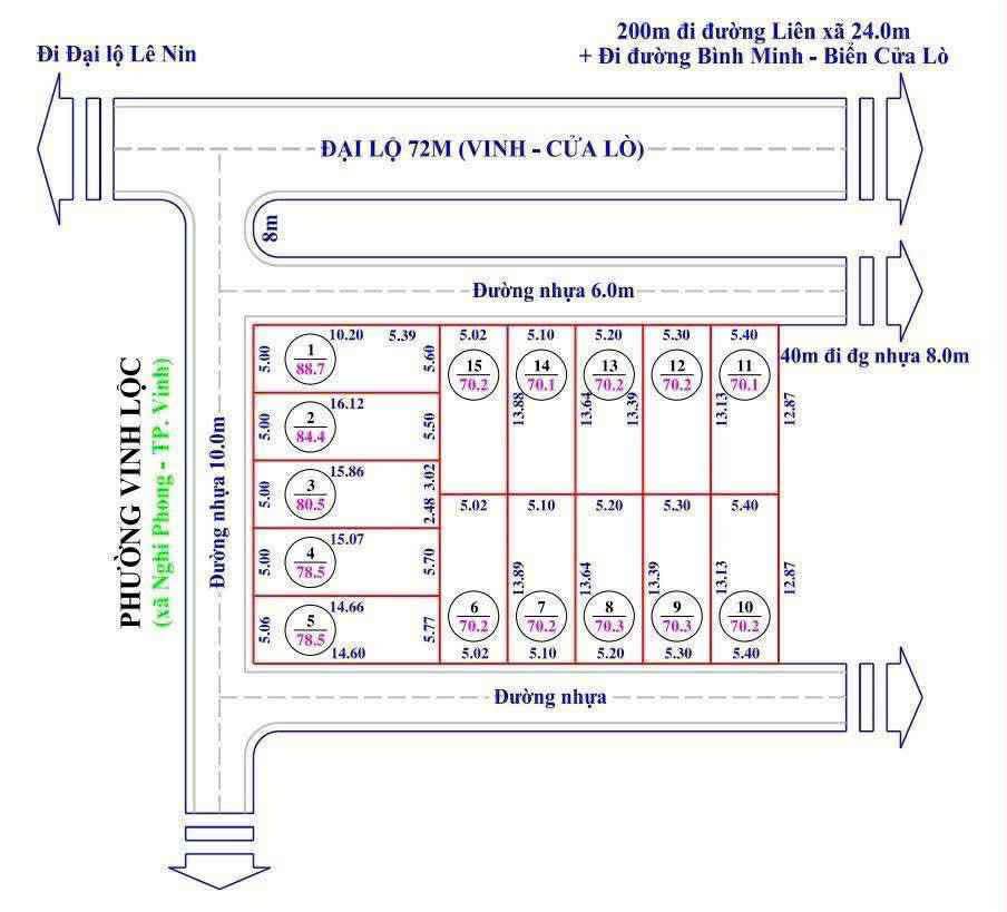 Cơ hội sở hữu lô đất nền cuối cùng tại phường Nghi Phong, thành phố Vinh, tỉnh Nghệ An