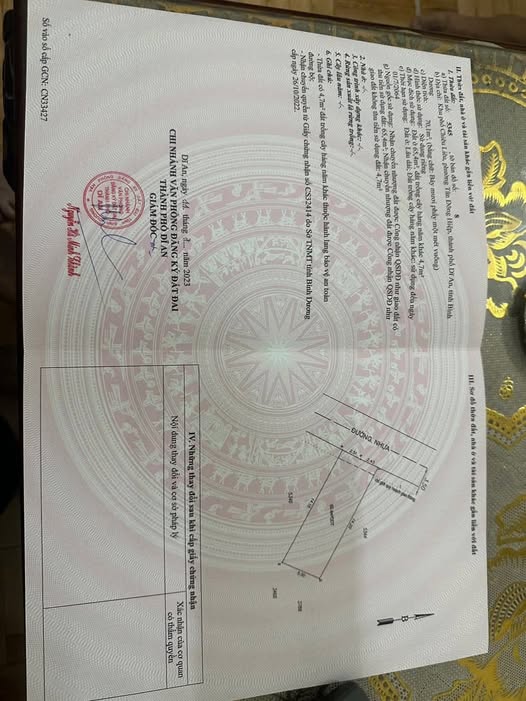 Bán đất Dĩ An - 70m2, mặt tiền 5m, hướng Tây Bắc, giá 3 tỷ