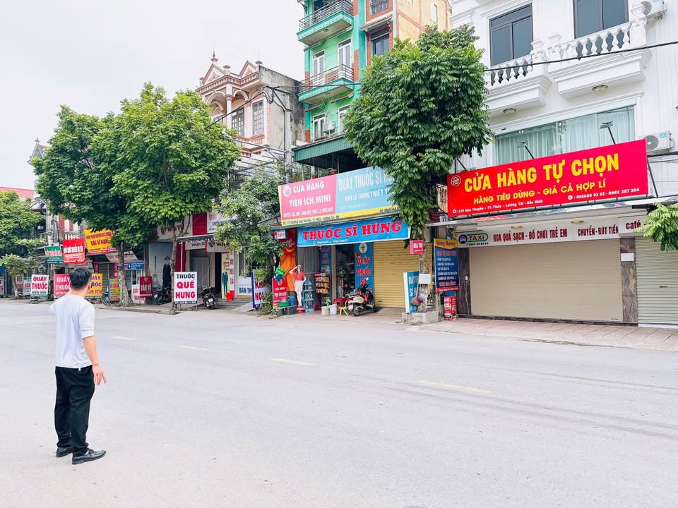 Bán đất mặt phố 85m² trung tâm thị trấn, kinh doanh sầm uất, đối diện Bệnh viện Đa khoa Lương Tài
