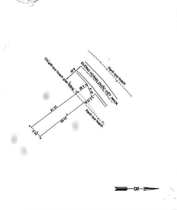 Mặt tiền Hoàng Quốc Việt 150m2 đất full thổ cư, giáp Thủ Đức, giá hời