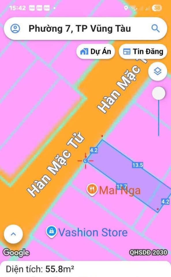 Bán nhà mặt tiền Vũng Tàu 4,2m x 12m, 6,2 tỷ, kinh doanh đắc lợi