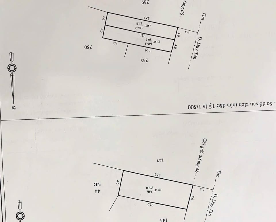 Đất nền mặt tiền Duy Tân, Huế, iá hời, diện tích 90m², hướng Tây Bắc