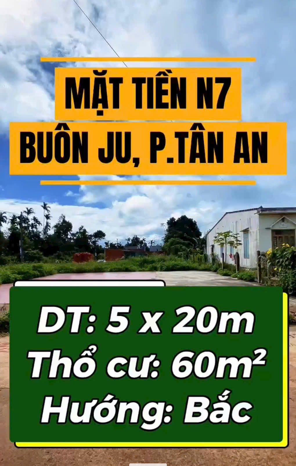 Đất vàng mặt tiền đường N7 – Buôn Ju - Cơ hội đầu tư sinh lời vượt trội