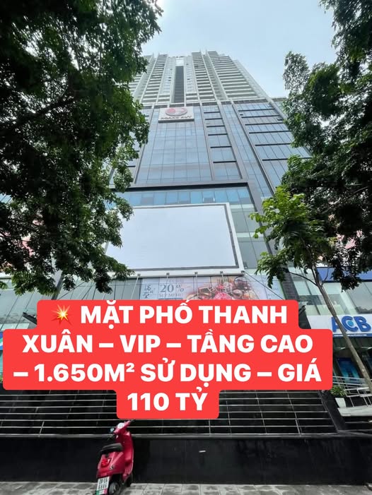 Tòa tháp 35 tầng mặt phố Thanh Xuân, 1650m² sàn