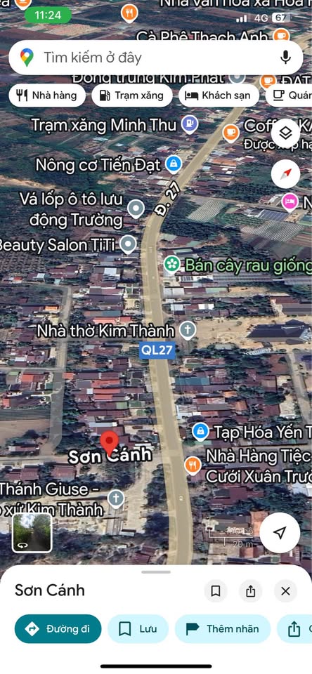 Đất vàng Kim Thành mặt tiền đường bê tông, gần quốc lộ 27, chốn an cư lý tưởng