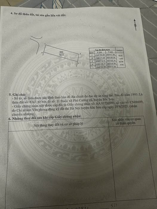 Chủ nhà đang muốn bán gấp lô đất cực đẹp tại Tân Trại, Sóc Sơn, Hà Nội