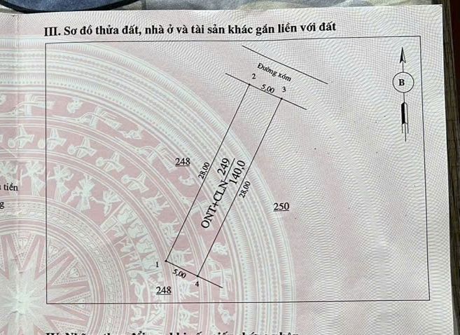 Đất vàng Đồng Thịnh - Lộc phát Phú Thọ, sổ đỏ vuông vắn, đường nhựa 5m