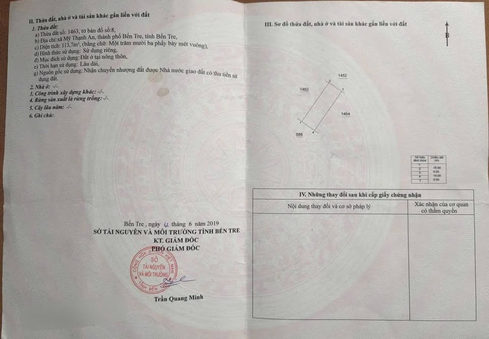 Nền full thổ cư An Hội giá yêu thương, chỉ 680 triệu