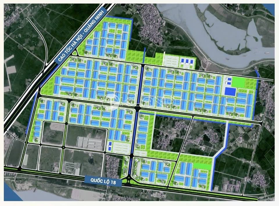 Đất đẹp gần khu công nghiệp Quế Võ 2, mặt tiền 6m