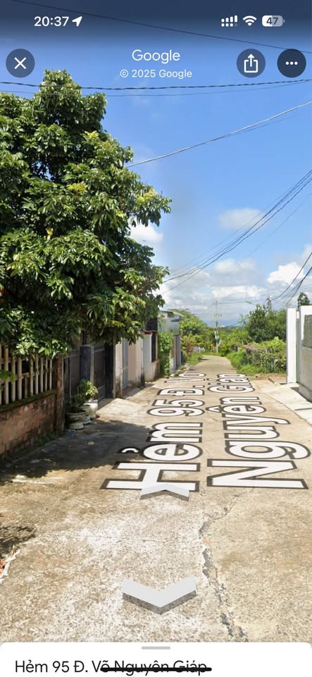 Mảnh đất vuông vắn, nở hậu tài lộc tại hẻm 95 Võ Nguyên Giáp, phường Duy Tân cũ, thành phố Kon Tum