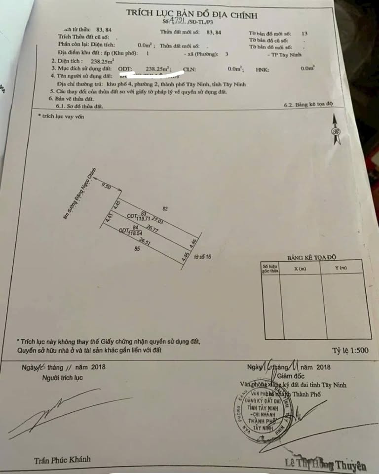 Đất vàng trung tâm Phường 3, 238m2 thổ cư, giá 29 triệu/m2, cơ hội đầu tư không thể bỏ lỡ