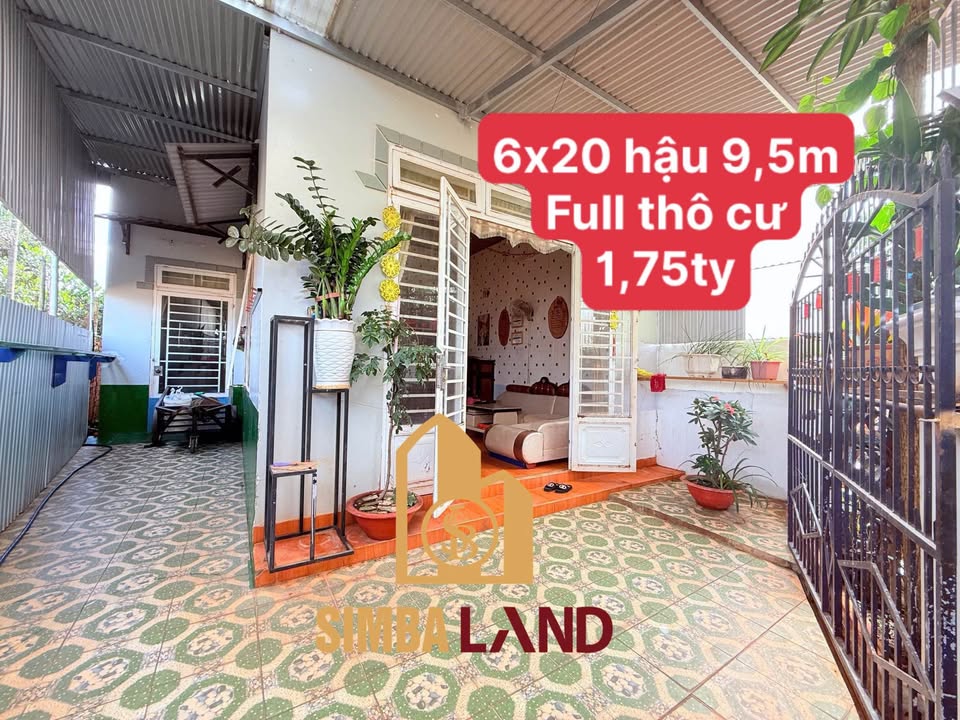 Nhà 6x20m nở hậu 9m gần Chợ Liên Nghĩa, full thổ cư, tặng nội thất