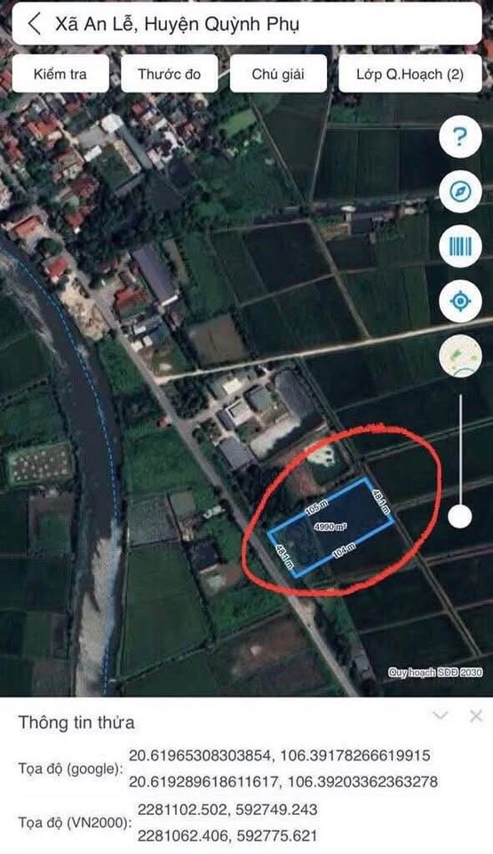 Đất vàng thương mại dịch vụ tại An Lễ, Quỳnh Phụ, cơ hội đầu tư có 1-0-2