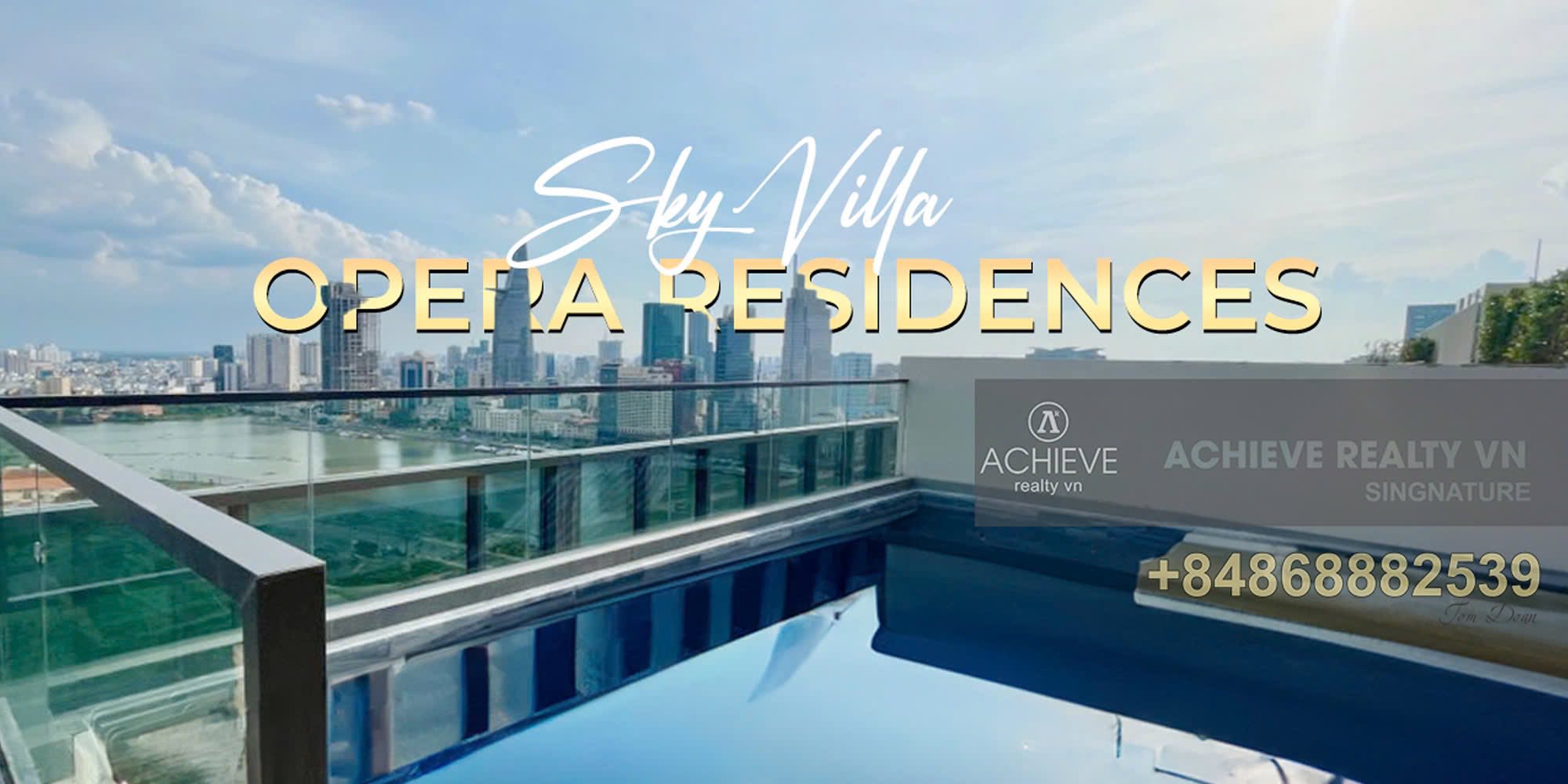 Biệt thự trên mây Metropole Thủ Thiêm bơi lội giữa tầng không, ngắm sông Sài Gòn thơ mộng