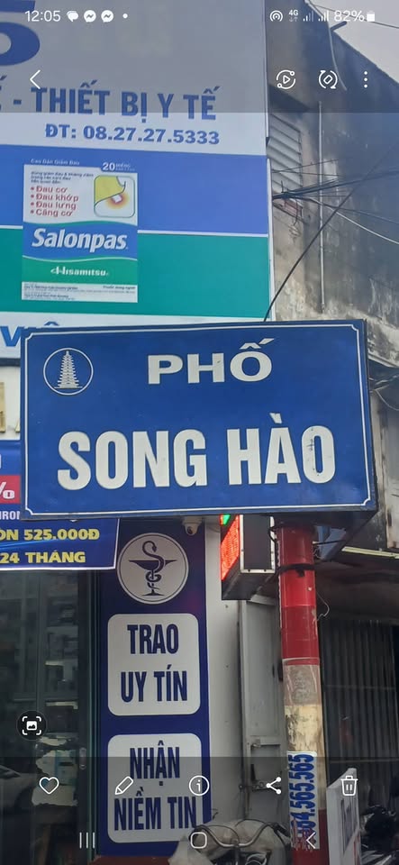 Bán nhà mặt phố Song Hào, Nam Định - Vị trí đắc địa, kinh doanh sầm uất