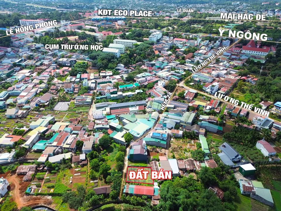 Bán gấp 3 lô đất vàng hẻm 24 Lương Thế Vinh mặt tiền rộng, thông thoáng, giá hời