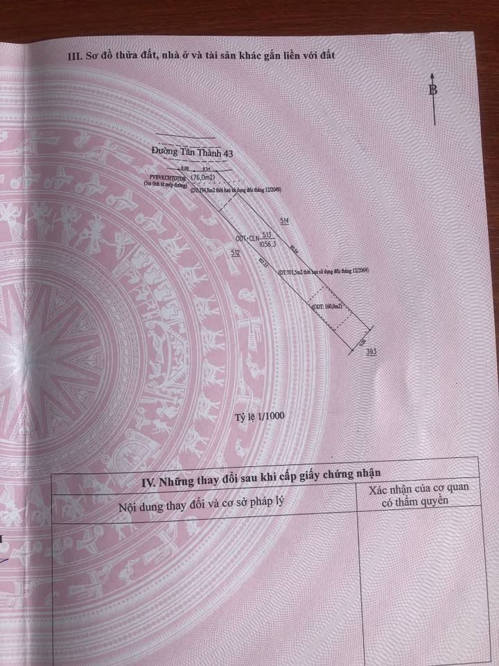 Đất vàng Bình Dương 1100m2 view hồ, sẵn tiền tiêu