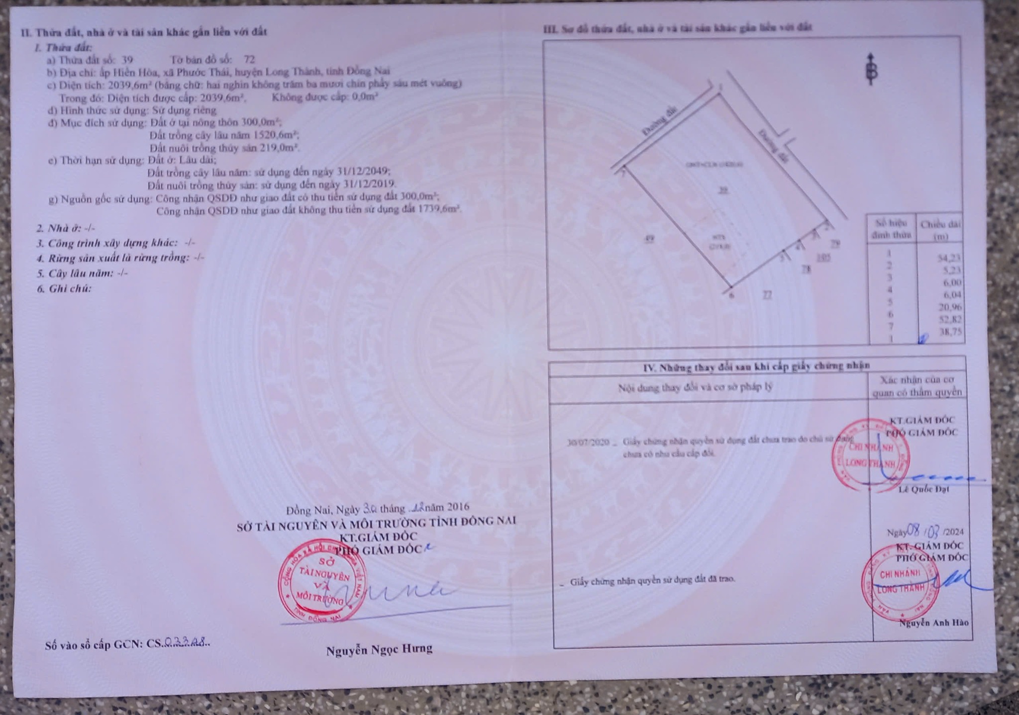 Chuyên viên pháp lý bất động sản Đồng Nai, hỗ trợ tách thửa, chuyển đổi mục đích sử dụng đất, làm sổ hồng