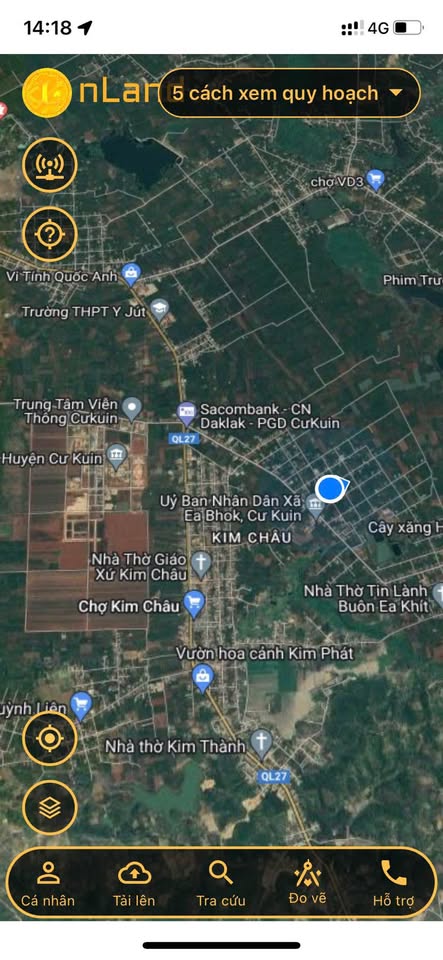 Bán đất 400m2 gần trung tâm hành chính Cư kuin, Đắk Lắk