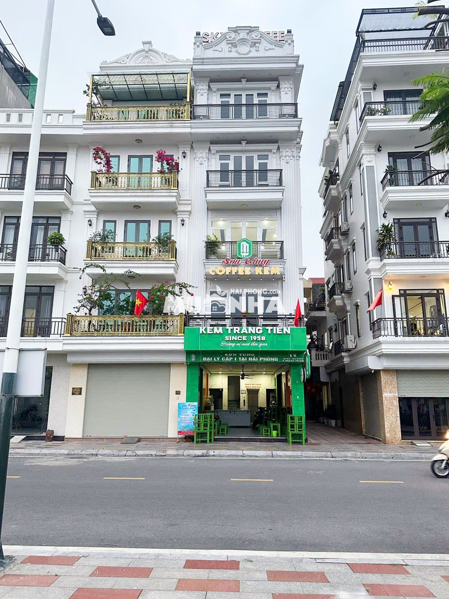 Bán nhà lô góc 5,5 tầng mặt đường Thế Lữ, Hồng Bàng, Hải Phòng 72m2, kinh doanh sầm uất