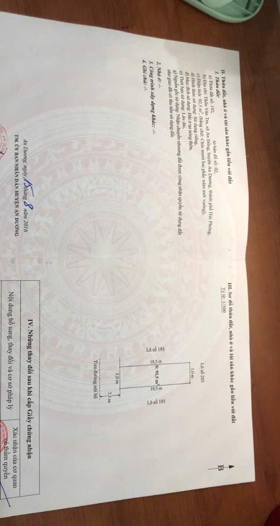 Tuyệt phẩm đất nền tọa lạc tại Vân Tra, An Đồng, An Dương, Hải Phòng