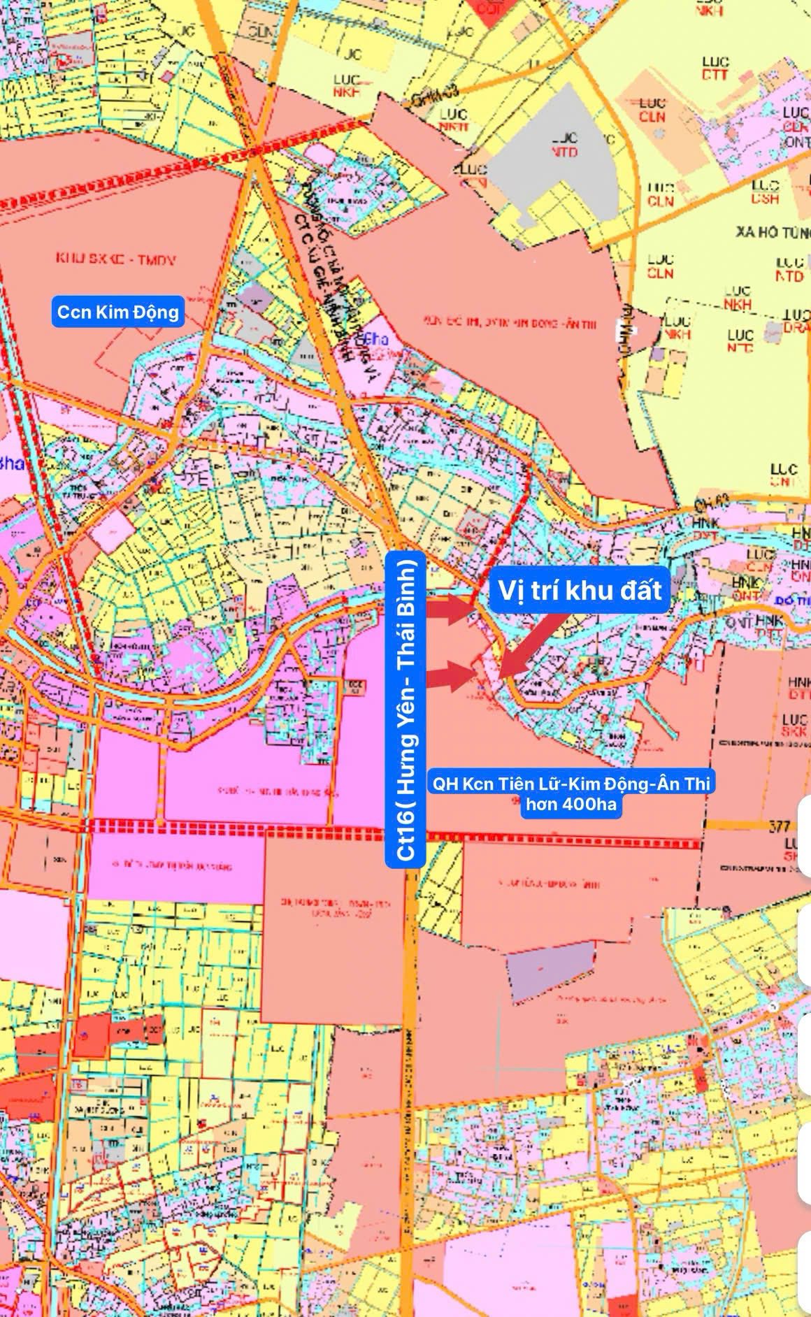 Mảnh đất vuông vắn, vuông như tờ, tọa lạc tại trung tâm Lương Bằng, Kim Động, Hưng Yên