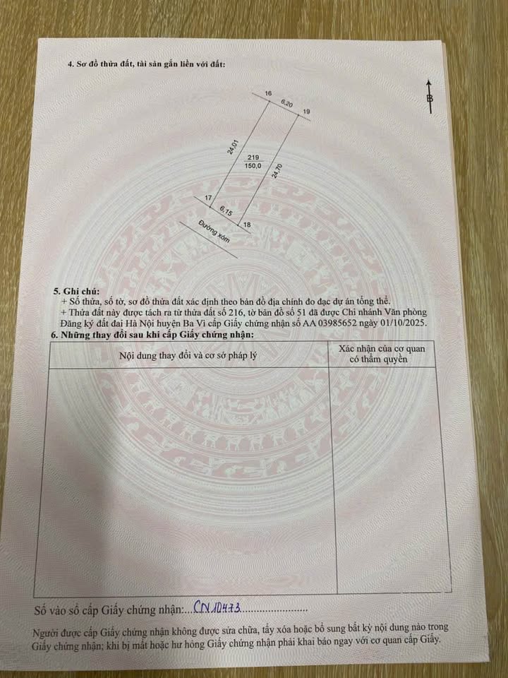 Đất Ba Vì "nở hậu" hơn 1,4 tỷ, ô tô vào tận nơi, dân cư đông đúc