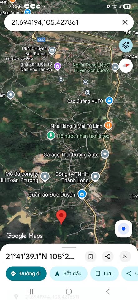 Đất vàng cổng khu công nghiệp Á Mỹ, Lập Thạch, Vĩnh Phúc