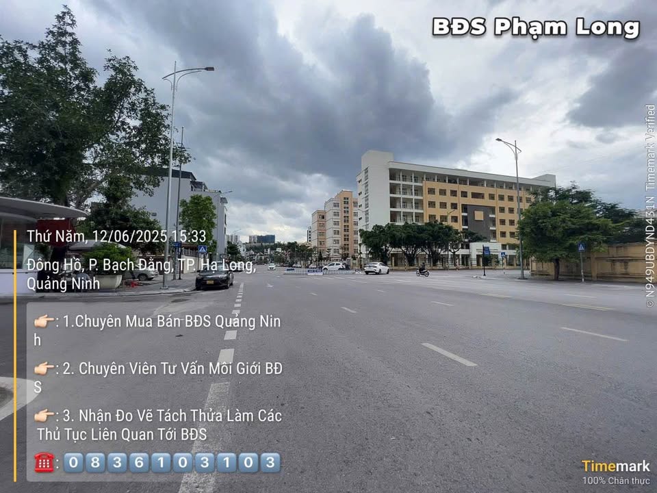 Bán đất 116,2m2 2 mặt tiền tại trung tâm Hạ Long, Quảng Ninh